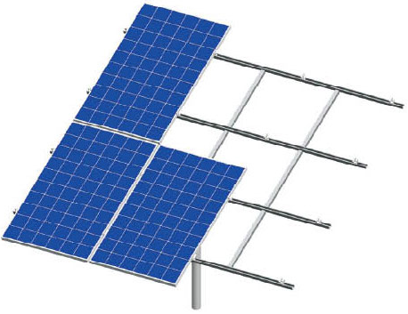 双轴跟踪光伏支架 提升发电效率的智能化解决方案