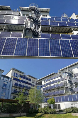 德国街景中的光伏之美 绿色能源的生动注脚